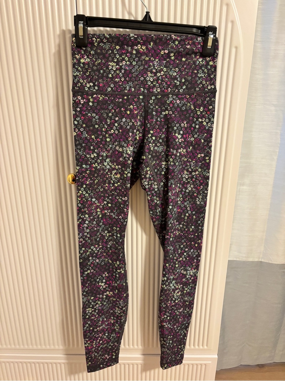 lululemon athletica Purple Floral High-Waist Leggings